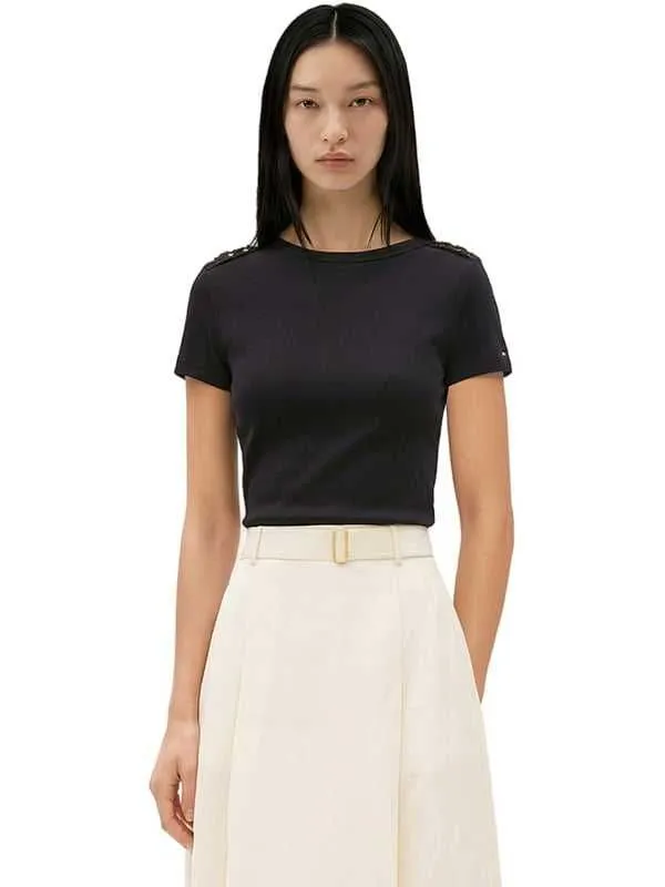 Tommy hilfiger - pamučna ženska majica