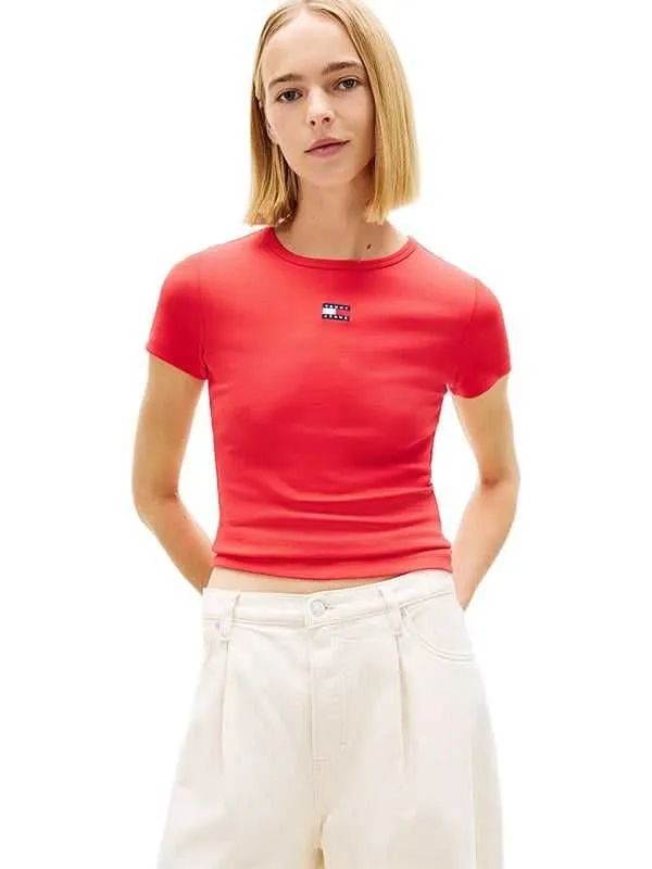 Tommy hilfiger - pamučna ženska majica