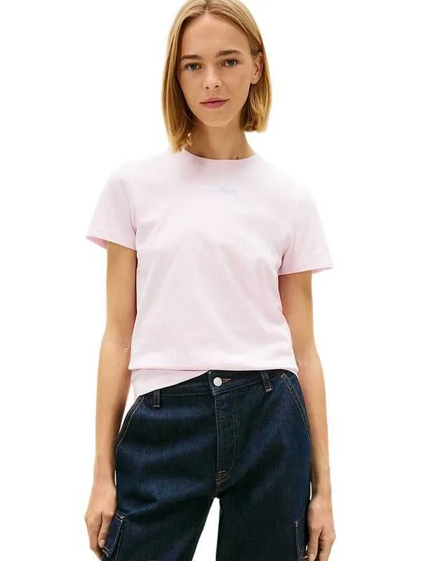 Tommy hilfiger - pamučna ženska majica