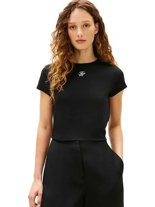 Tommy hilfiger - pamučna ženska majica