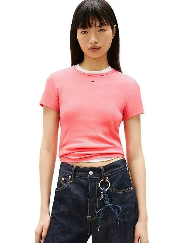Tommy hilfiger - pamučna ženska majica