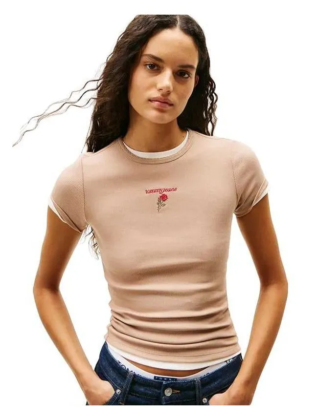 Tommy hilfiger - pamučna ženska majica