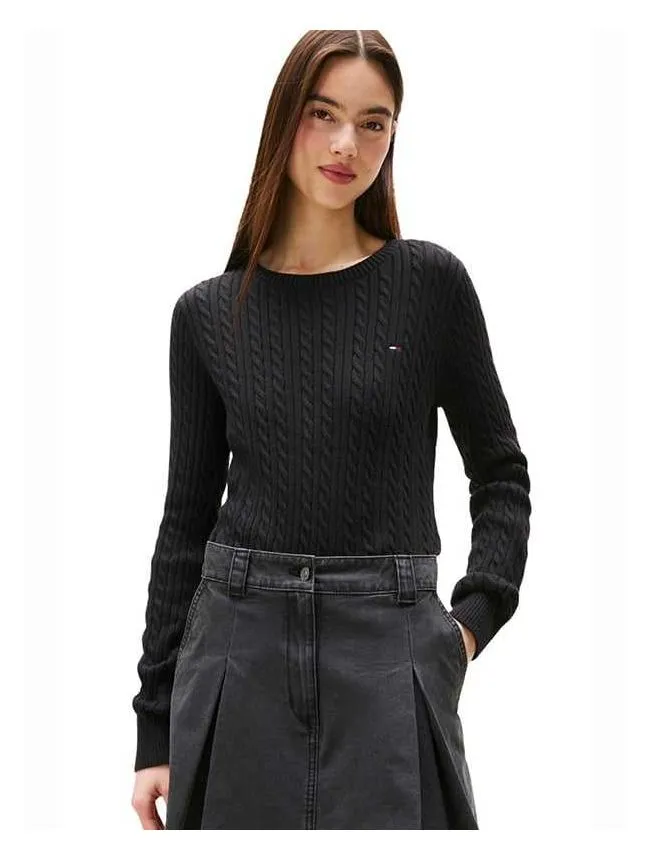 Tommy hilfiger - pamučni ženski džemper
