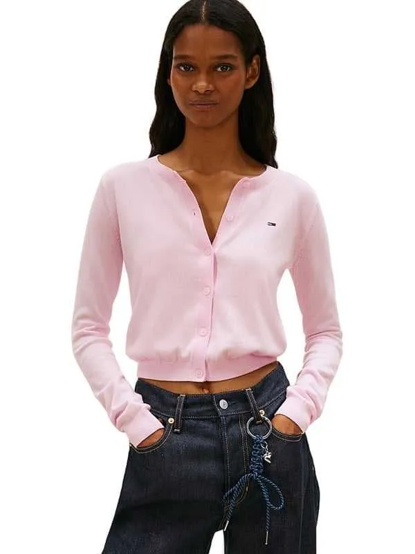 Tommy hilfiger - pamučni ženski kardigan
