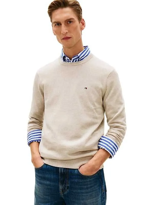 Tommy hilfiger - pamučni muški džemper