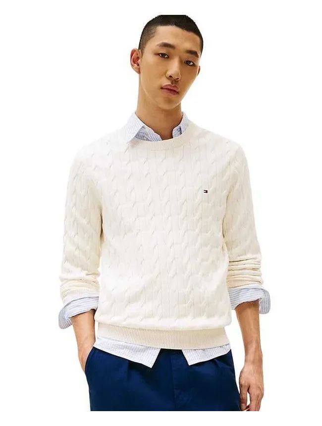 Tommy hilfiger - pamučni muški džemper