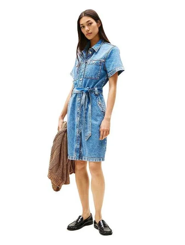 Tommy hilfiger - plava denim haljina