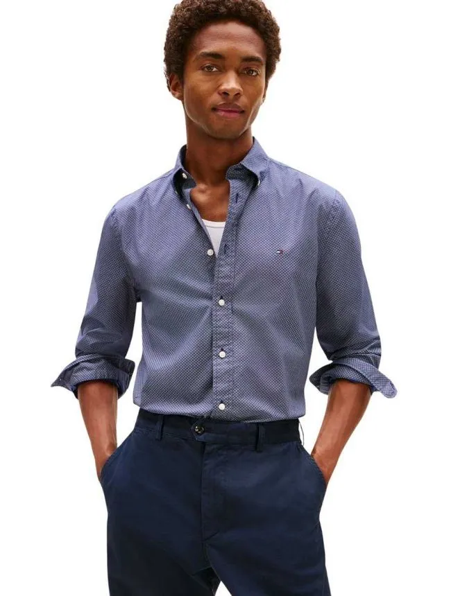 Tommy hilfiger - plava košulja za muškarce