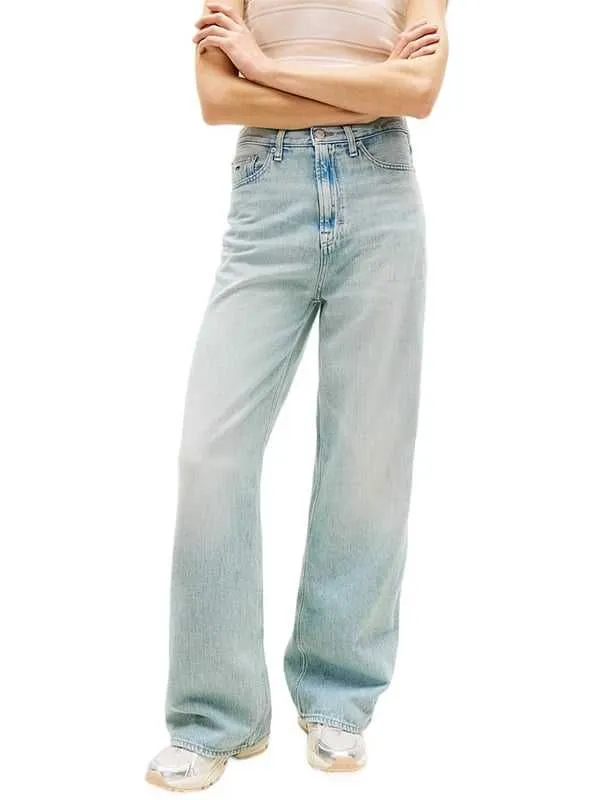 Tommy hilfiger - plave ženske wide leg farmerke