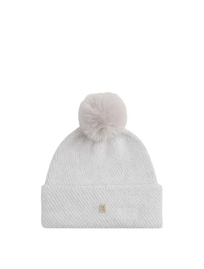 Tommy hilfiger – pletena ženska pom-pom kapa