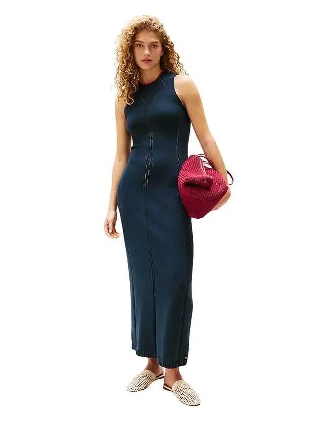 Tommy hilfiger - pletena maxi haljina