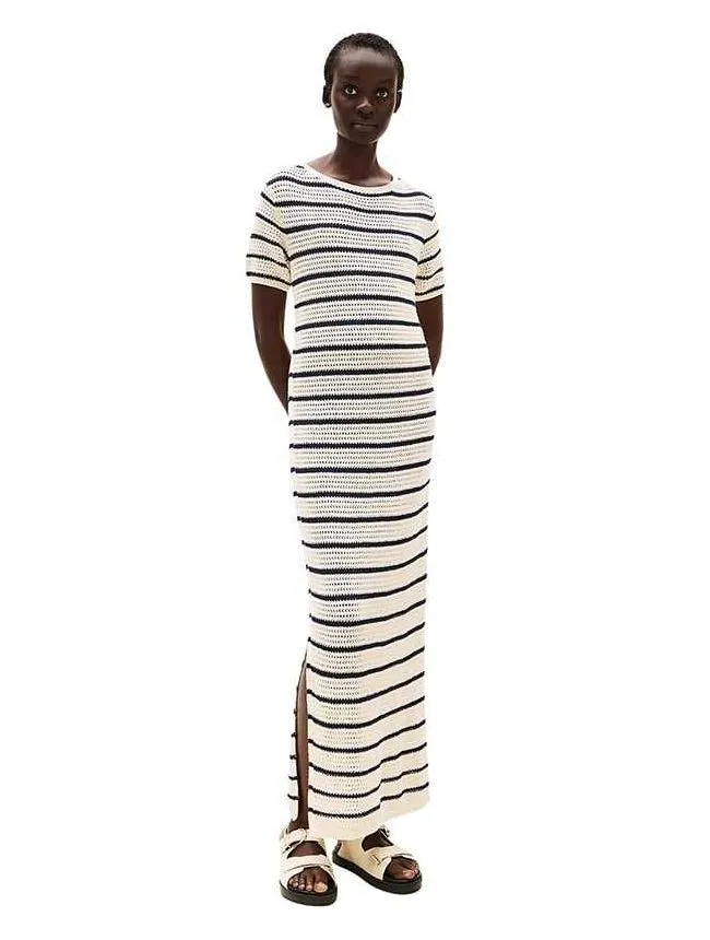 Tommy hilfiger - pletena maxi haljina