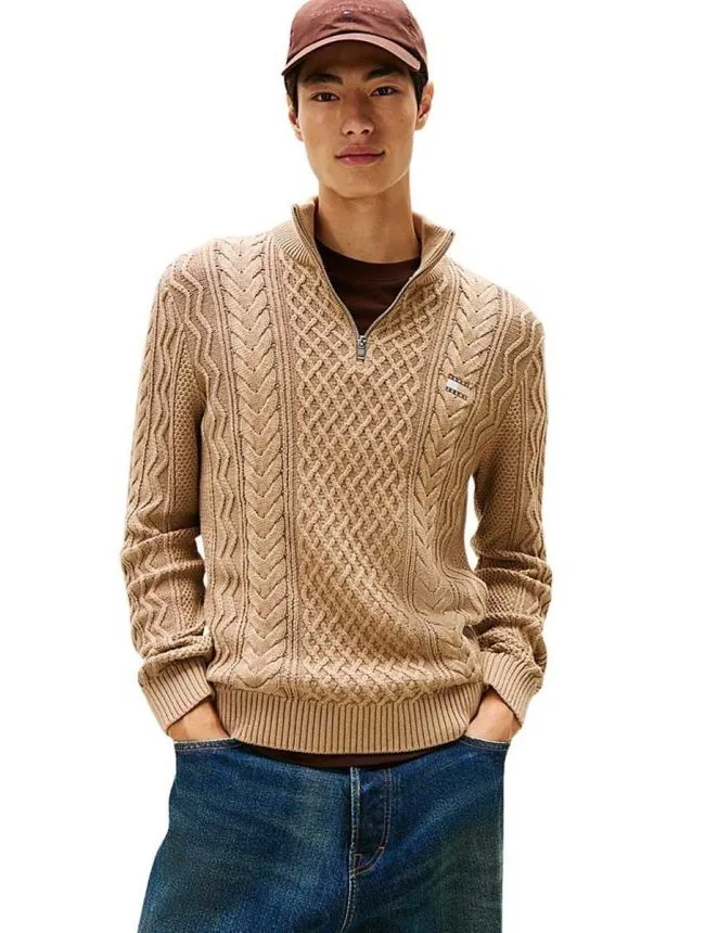 Tommy hilfiger - pleteni muški džemper