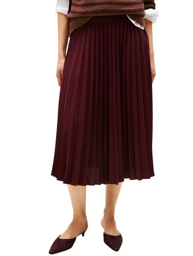 Tommy hilfiger - plisirana midi suknja