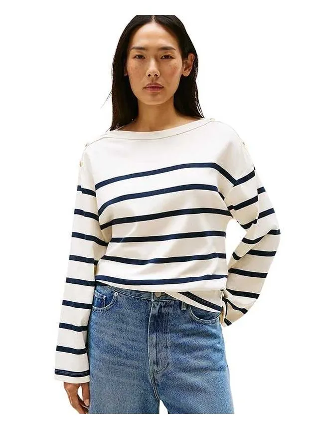 Tommy hilfiger - prugasta ženska majica