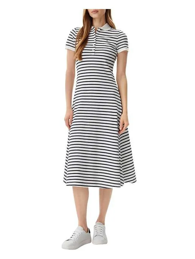 Tommy hilfiger - prugasta midi haljina