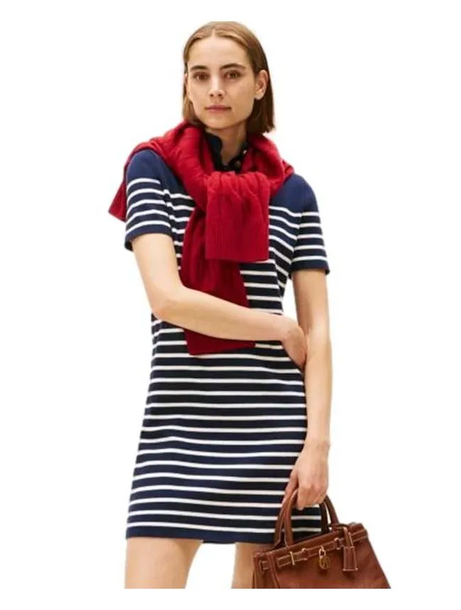 Tommy hilfiger - prugasta mini haljina