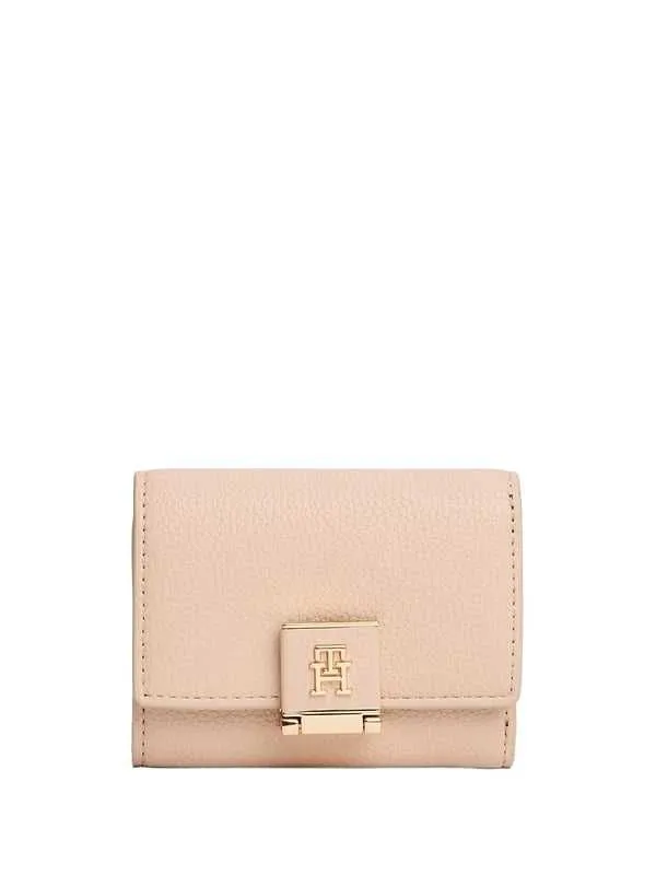 Tommy hilfiger - puder roze ženski novčanik
