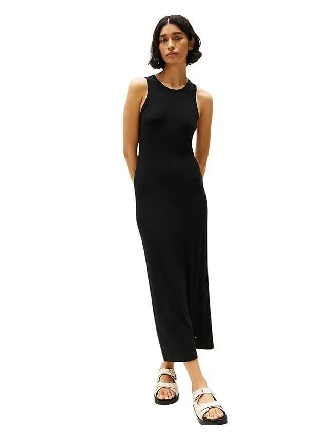 Tommy hilfiger - rebrasta maxi haljina