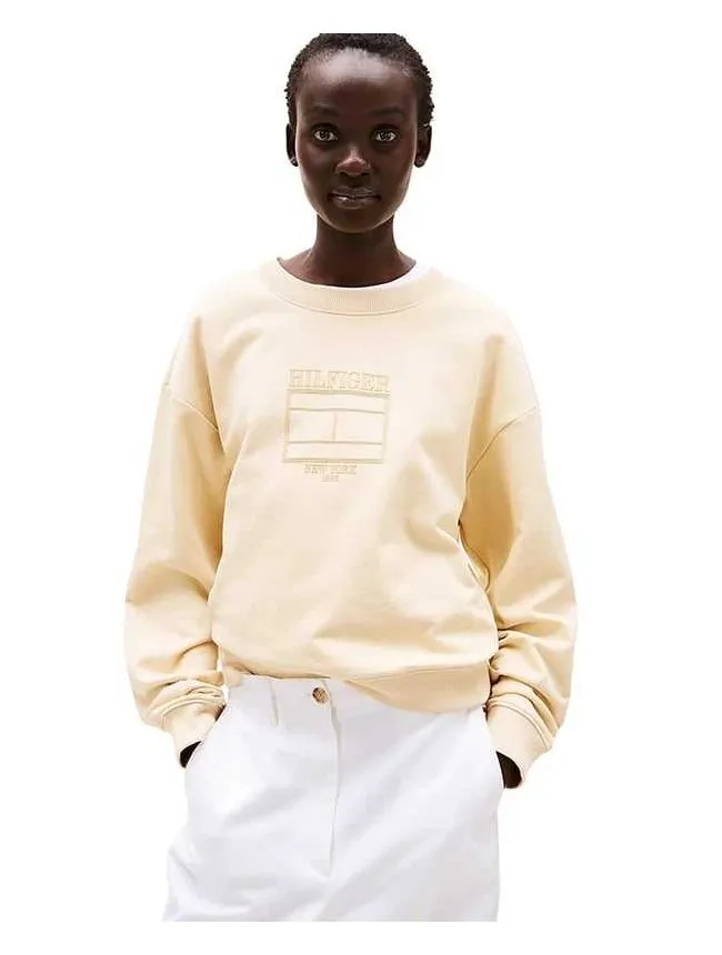 Tommy hilfiger - relaxed fit ženski duks