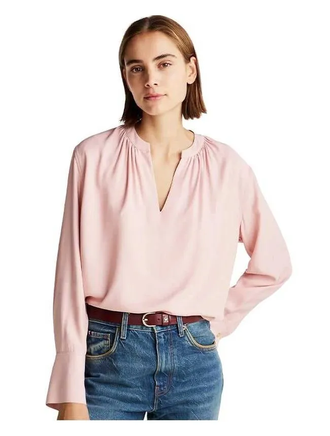 Tommy hilfiger - roze ženska bluza