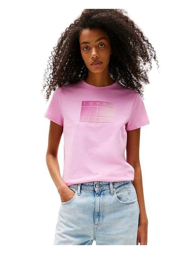 Tommy hilfiger - roze ženska majica