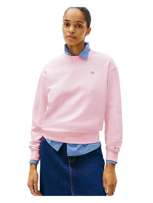Tommy hilfiger - roze ženski duks