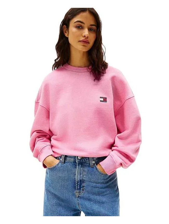 Tommy hilfiger - roze ženski duks
