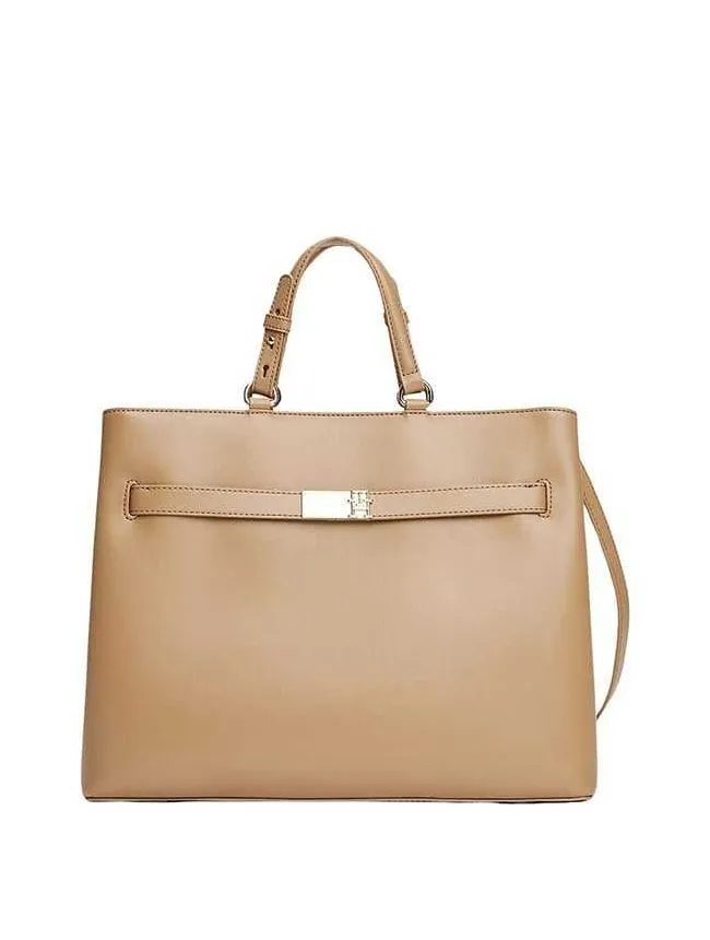 Tommy hilfiger - svetlobraon ženska torba
