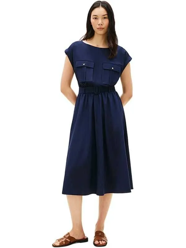 Tommy hilfiger - teget midi haljina