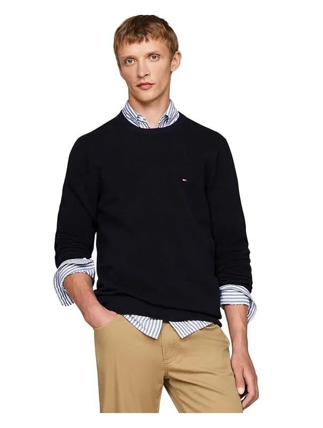 Tommy hilfiger - teget muški džemper