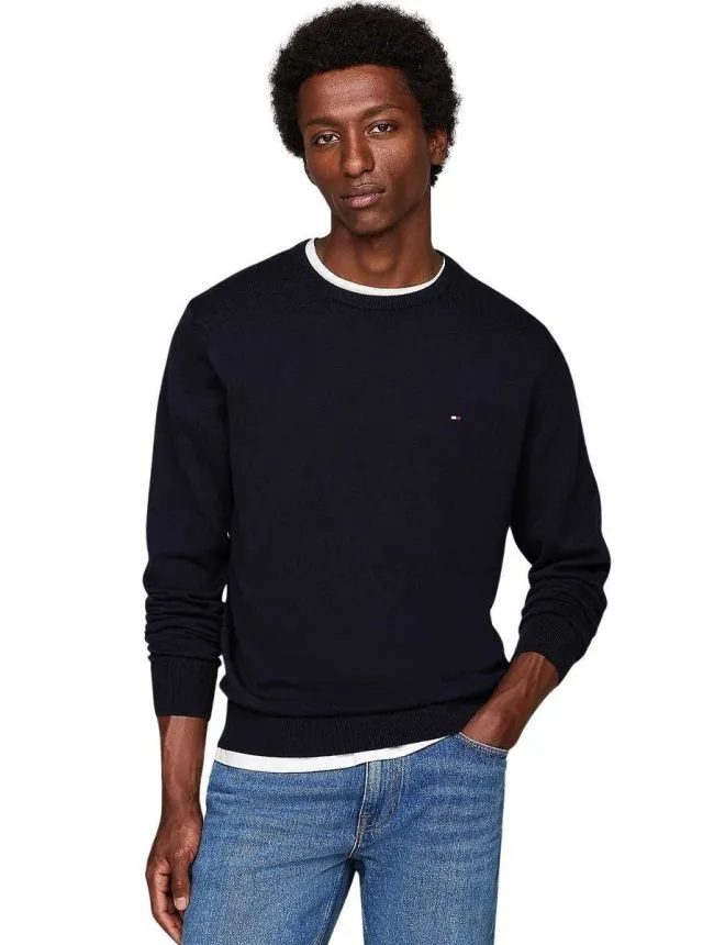 Tommy hilfiger - teget muški džemper