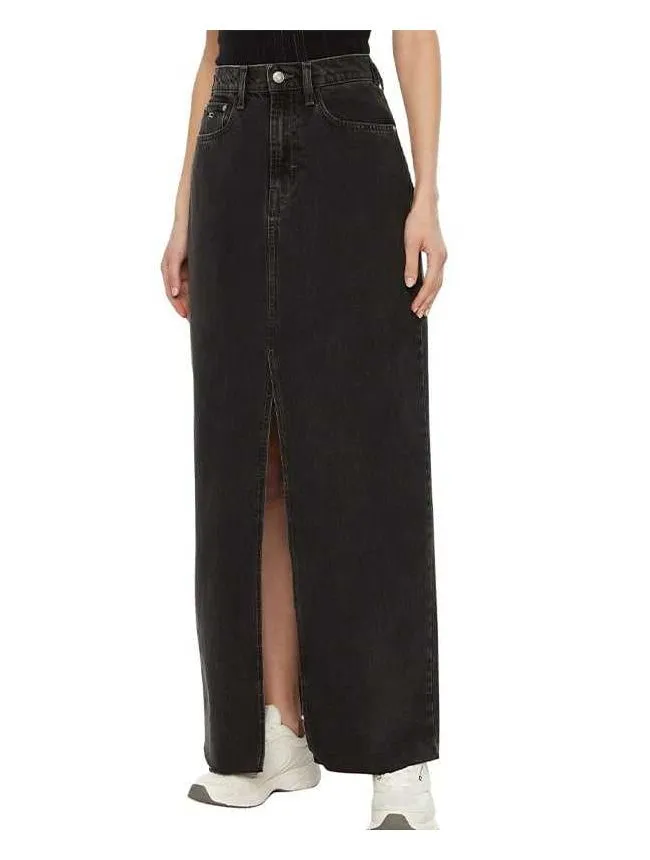 Tommy hilfiger - teksas maxi suknja
