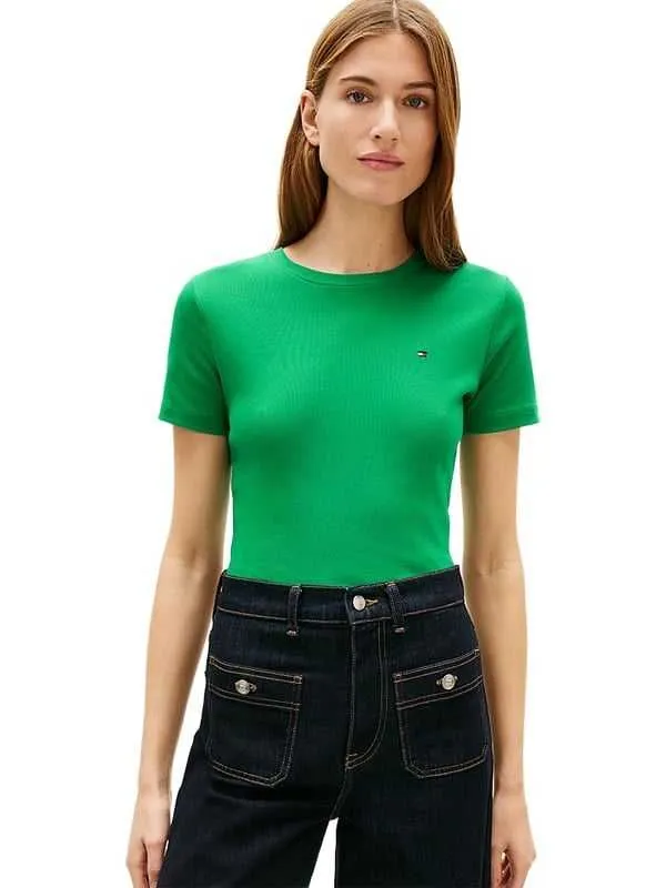 Tommy hilfiger - zelena ženska majica