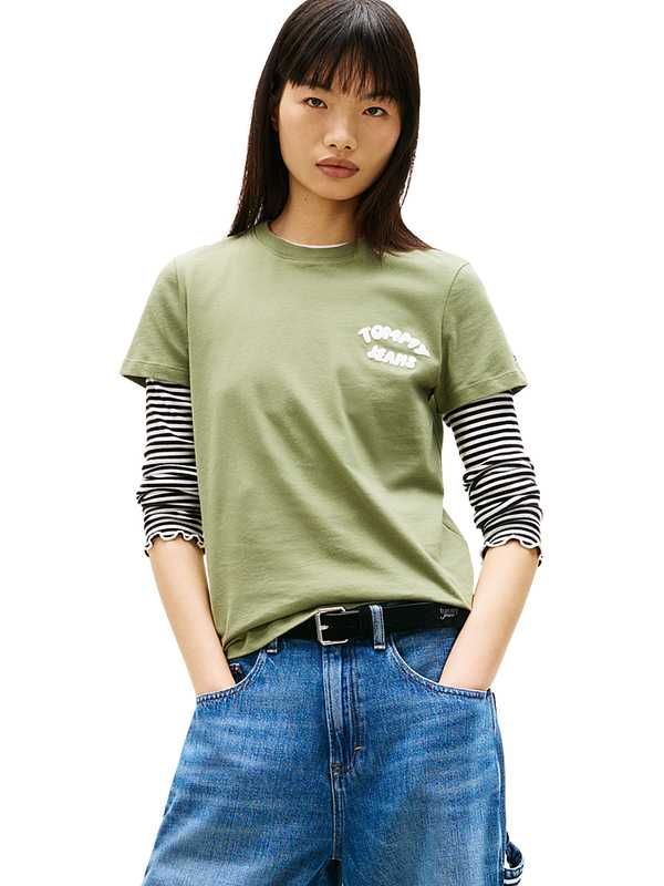 Tommy hilfiger - zelena ženska majica