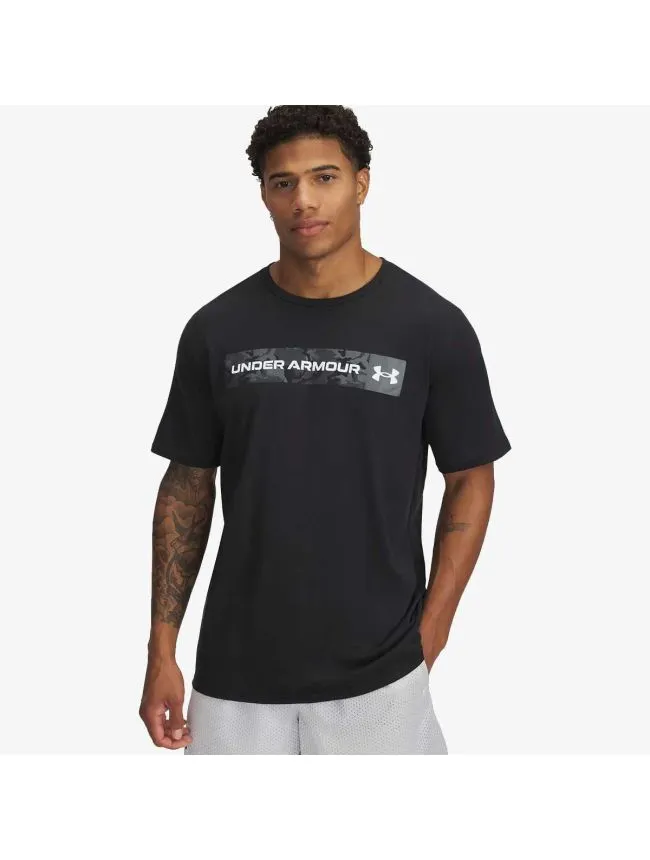 Ua camo chest stripe ss