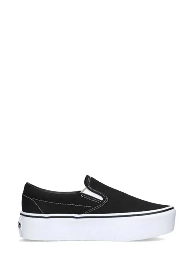 Ua classic slip-on stackform canvas blac