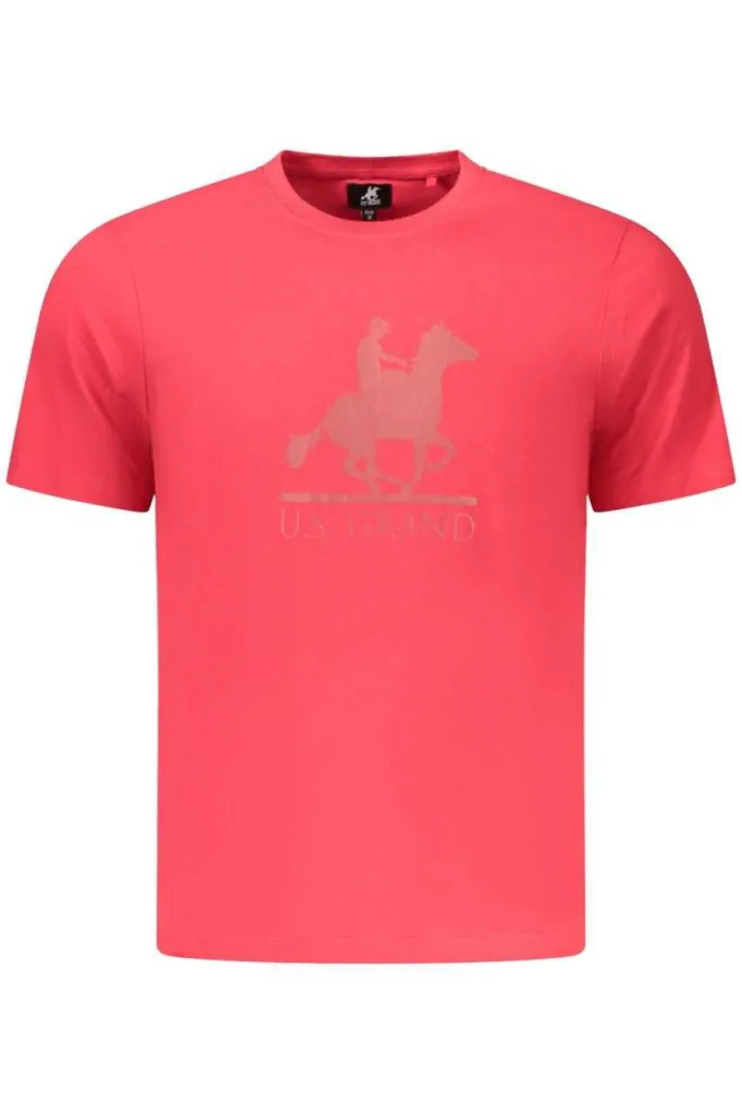 U.s grand polo muška majica au03186fosco, crvena