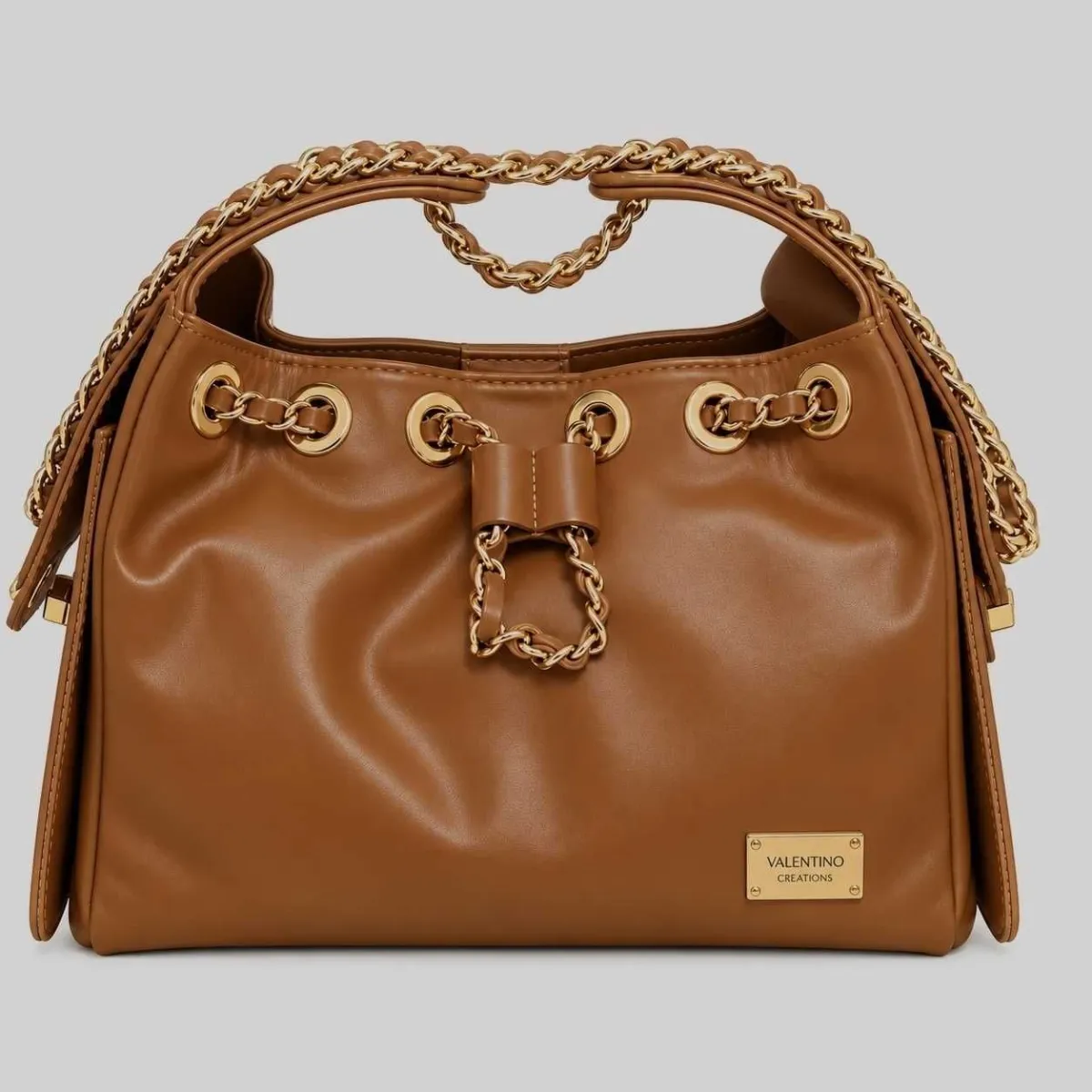 Valentino creations Ženska kožna torba v627, braon
