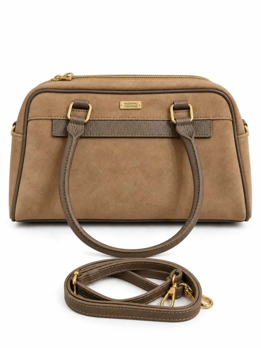 Valentino creations Ženska kožna torba v699, braon