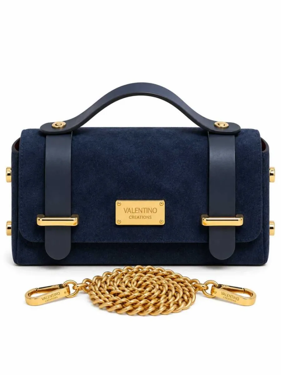 Valentino creations Ženska kožna torba v853, plava