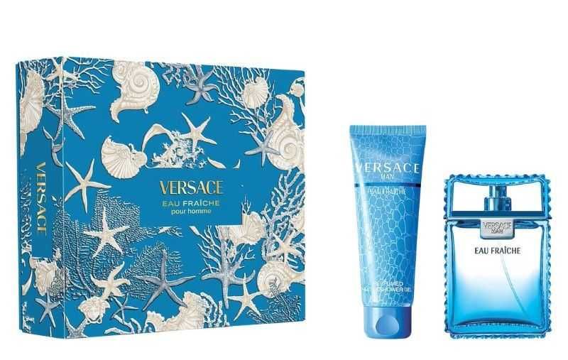 Versace man eau fraiche set (edt 100ml + sg 150ml)
