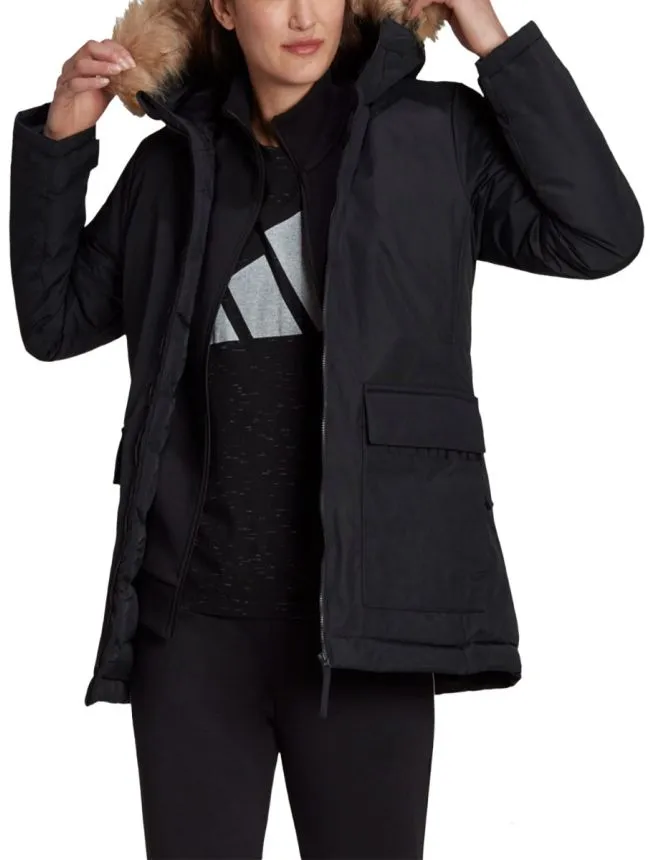 W hooded parka