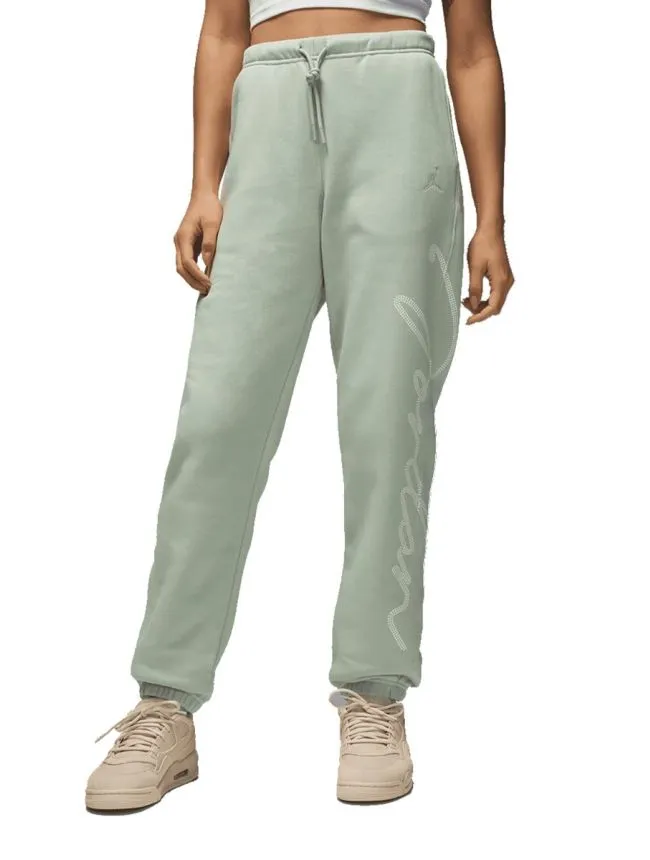 W j brkln flc pant gfx