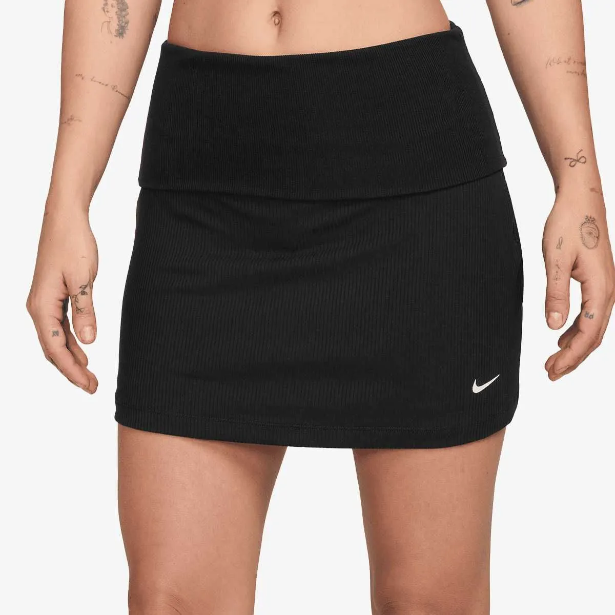 W nsw chll knt rib skirt