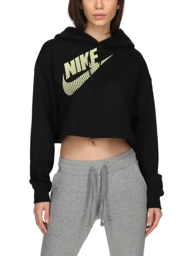 W nsw flc po hoodie crop dnc