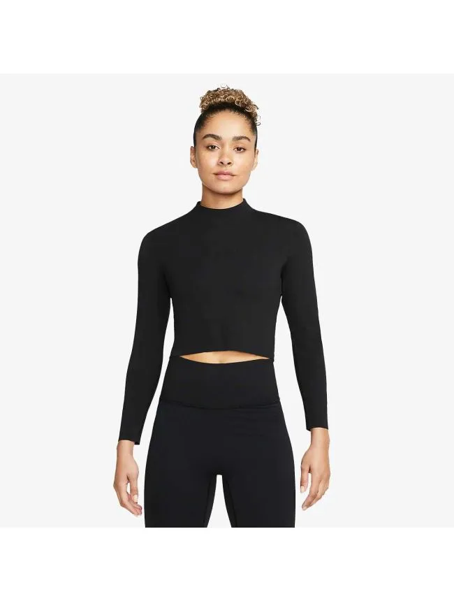W ny df luxe l/s crop top od