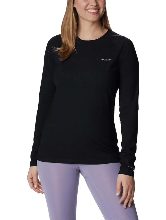 W omni-heat infinity knit ls crew