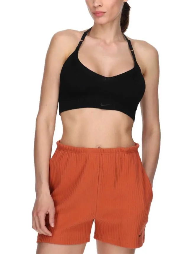 W sls rib knit bra