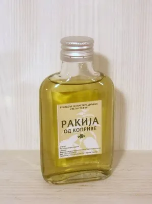 Ракија од коприве, 0.1 литара – Манастир Дуљево
